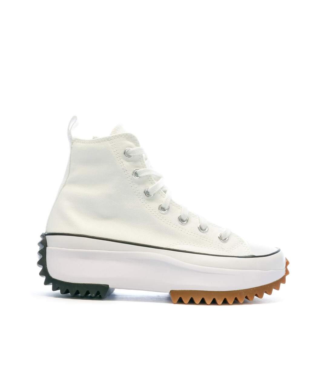 Baskets blanches mixte converse run star hike-2