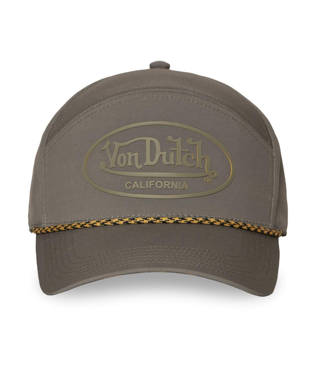 Casquette 6 panneaux filet en mesh logo rubber print Cord Vondutch-2