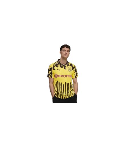 Mens Puma X Kidsuper 25/26 Football Shirt Yellow Black Borussia Dortmund