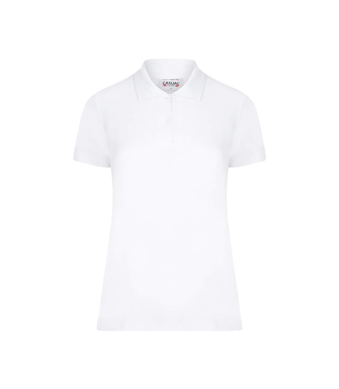 Casual Classic Womens/Ladies Polo (White) - UTAB254-2