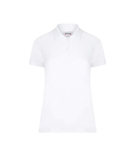 Casual Classic Womens/Ladies Polo (White) - UTAB254