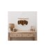 Déco Murale Feuilles en Tissu Odina 58cm Naturel-3