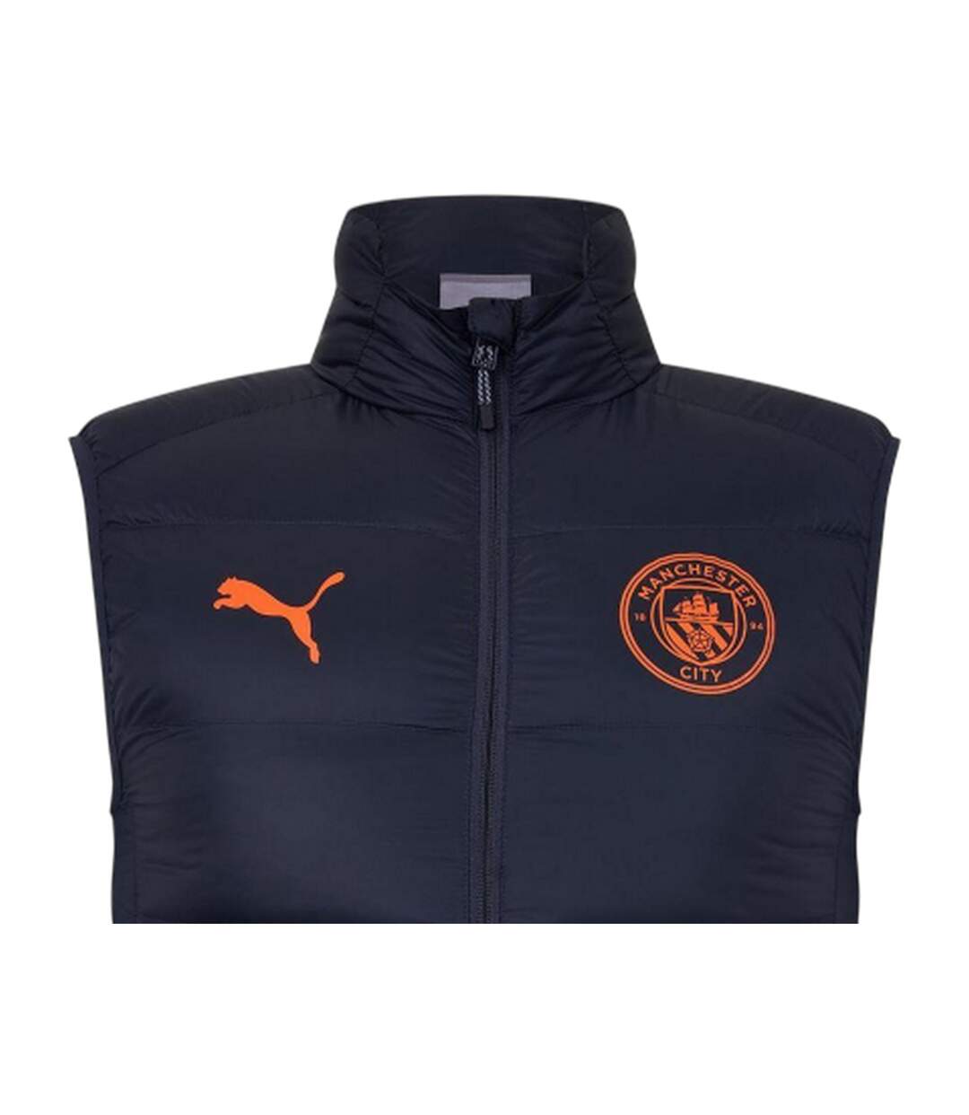 Mens Casuals Manchester City Fc Down Body Warmer Navy Puma-3