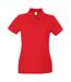Womens/Ladies Fitted Short Sleeve Casual Polo Shirt (Bright Red) - UTBC3906