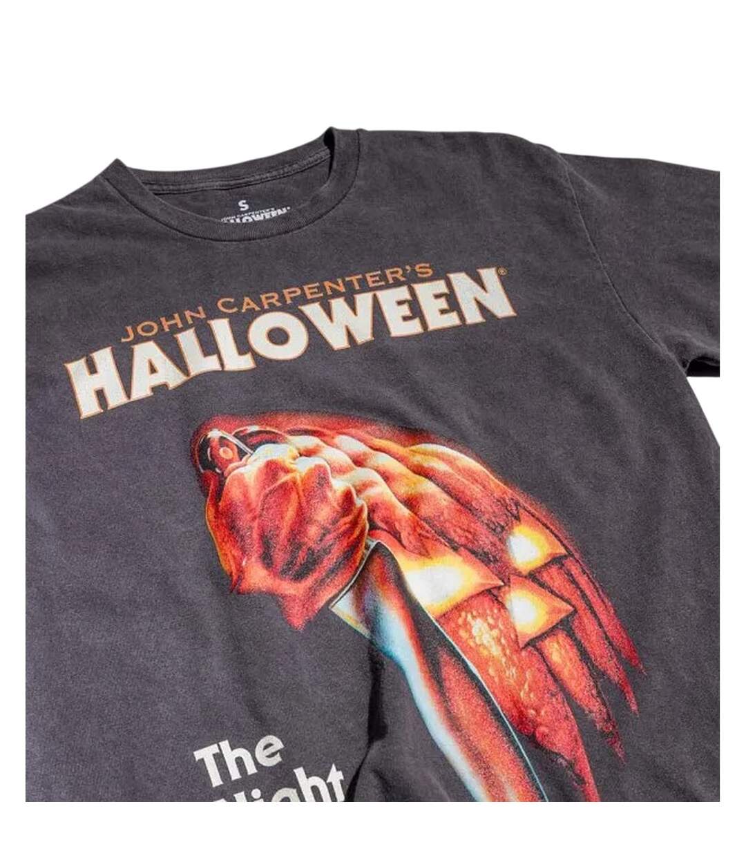 T-shirt Motif/style Poster Du Film Adulte Noir Charbon Halloween-3