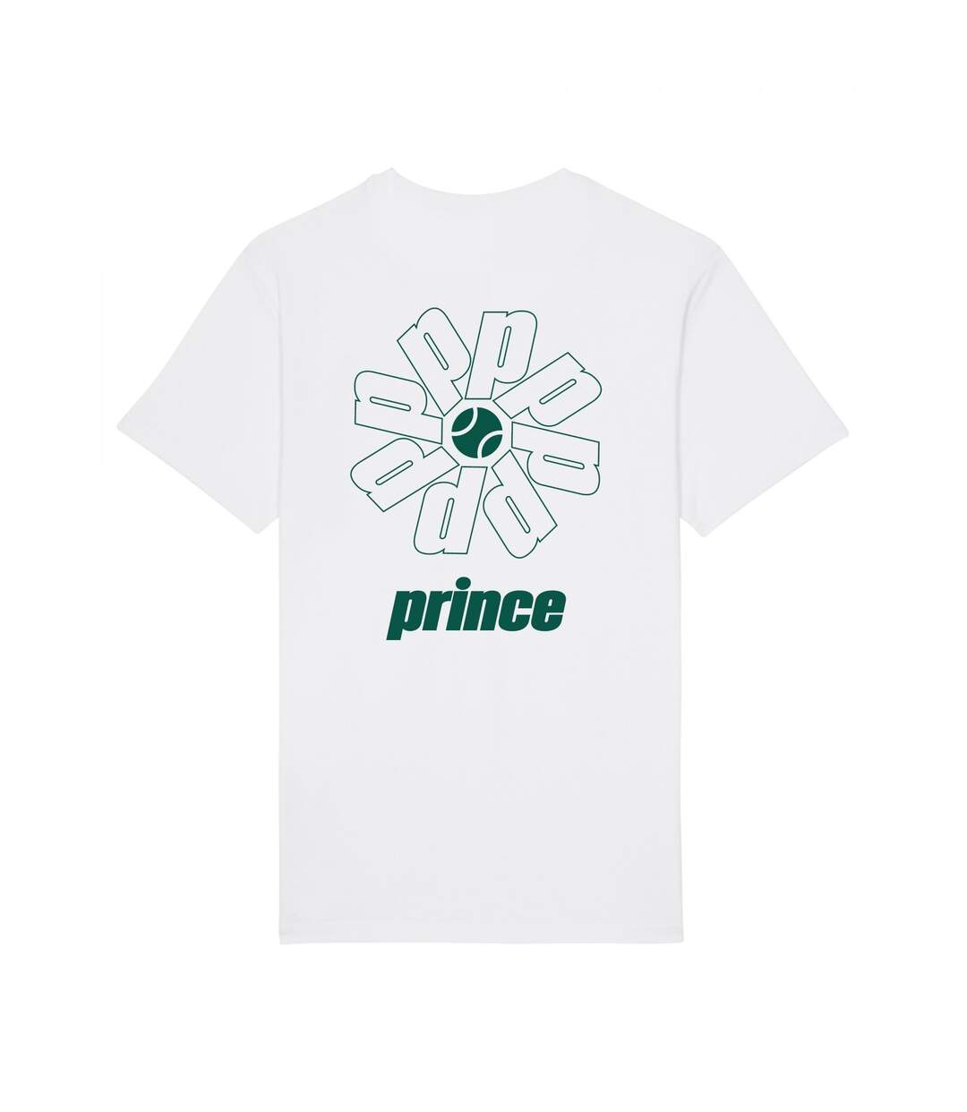 T-shirt topspin adulte blanc Prince-1