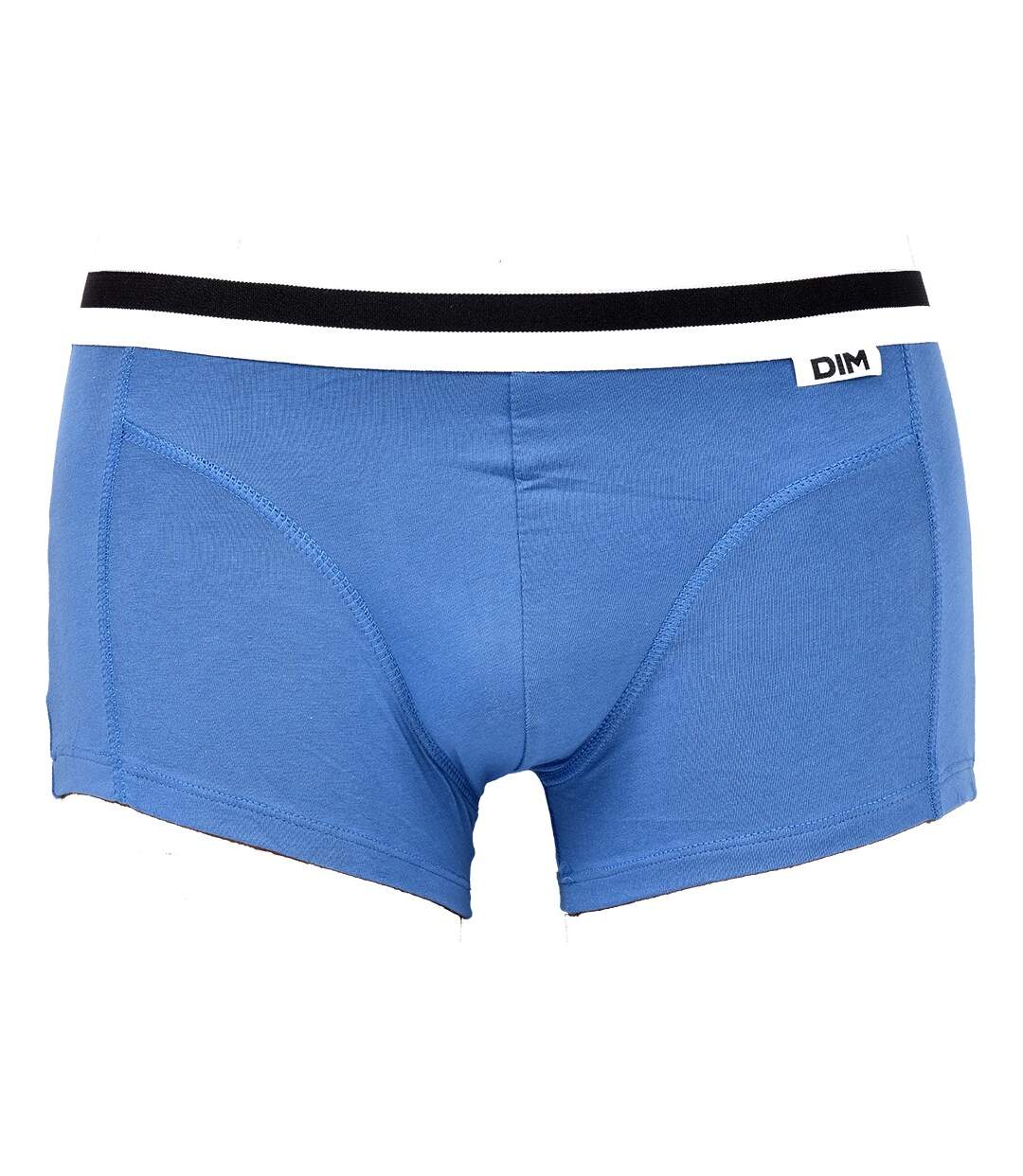 Boxer DIM Homme en coton stretch ultra Confort -Assortiment modèles photos selon arrivages- Pack de 2 Boxers Bleu/Bleu Cobalt-2