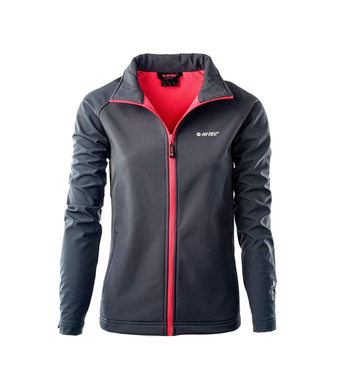 Veste softshell lucari femme gris clair / rose vif Hi-Tec-1