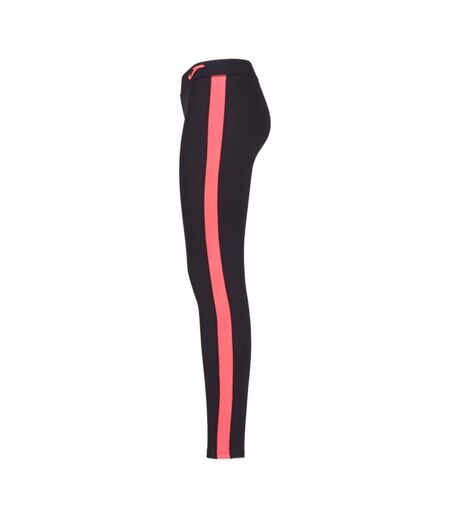 Legging Ascona Femme Noir Rose Joma