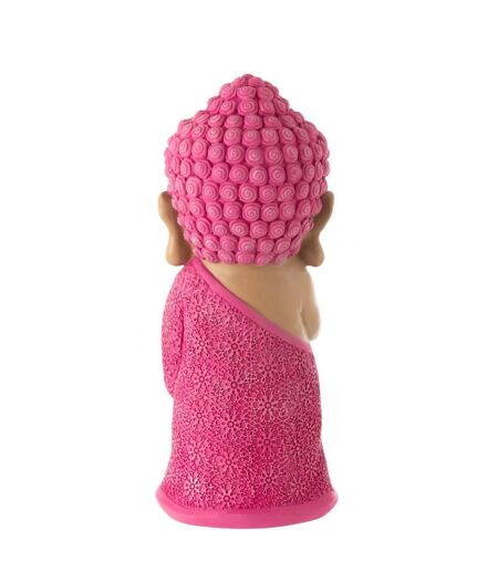 Statuette Moine Prière Toby 32cm Rose