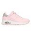Baskets Uno Stand On Air Femme Rose Métallisé Skechers-1