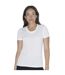 T-shirt femme blanc American Apparel-2