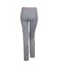 Spiro Womens/Ladies Fitness Trousers/Bottoms/Pants (Sport Gray Marl / Hot Coral)