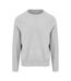 Mens Graduate Heavyweight Sweatshirt Heather Grey Awdis-1