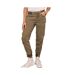 Pantalon fluide kaki celine denim mauricia-1