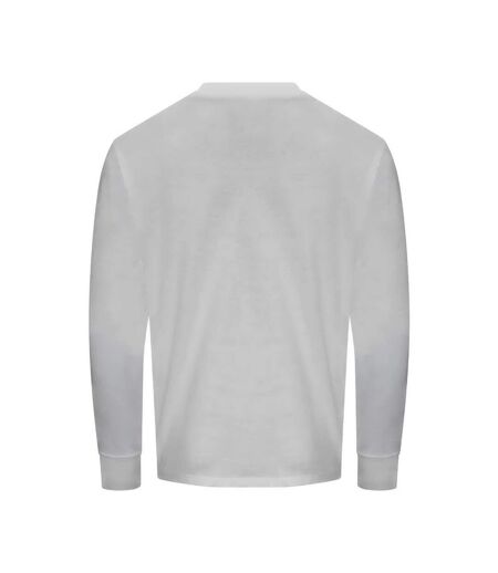 Awdis Womens/Ladies 100 Oversized Long-Sleeved T-Shirt (White)