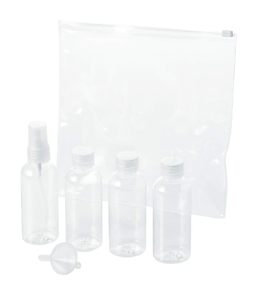 Set De Bouteilles De Voyage Approuvé Par Tokyo Airline 18.5 X 3.7 X 18cm Transparent Bullet-2