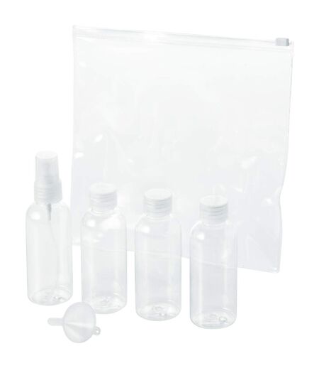 Set De Bouteilles De Voyage Approuvé Par Tokyo Airline 18.5 X 3.7 X 18cm Transparent Bullet