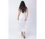 Robe longue sans manches CHARLINE unie blanc Coton Du Monde-4