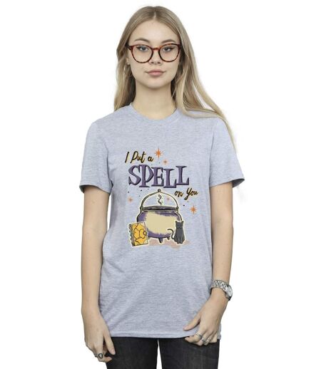 Disney - T-shirt HOCUS POCUS SPELL ON YOU - Femme (Gris chiné) - UTBI20148