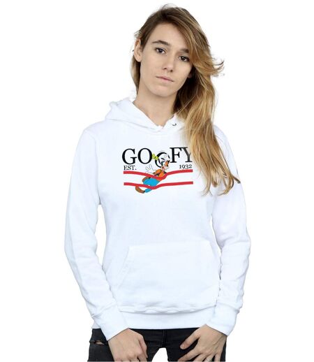 Disney - Sweat à capuche GOOFY BY NATURE - Femme (Blanc) - UTBI10804