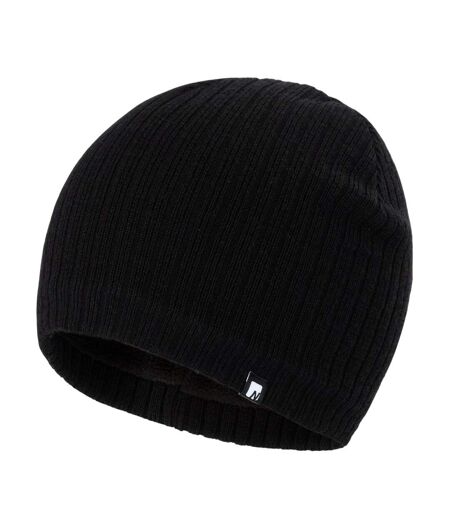 Unisex Adult Vail Ribbed Wool Beanie Black Nevica