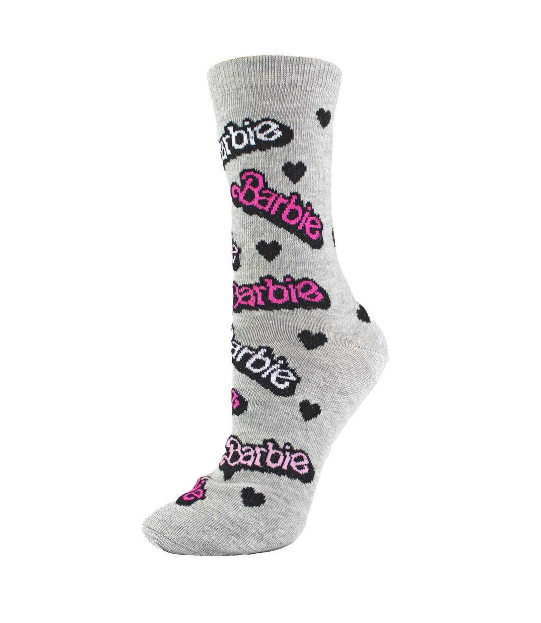 Ladies Funky Crew Casual Novelty Barbie Socks - Unique Gift for Barbie Lovers-1