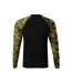 T-shirt Manches Longues Motif/style Camouflage Homme Vert Noir Malfini-2