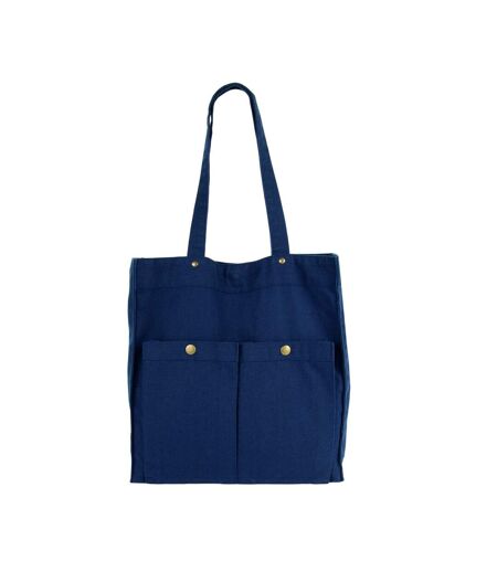 Tote Bag Motif/style Délavé Taille Unique Bleu Marine Délavé Kimood