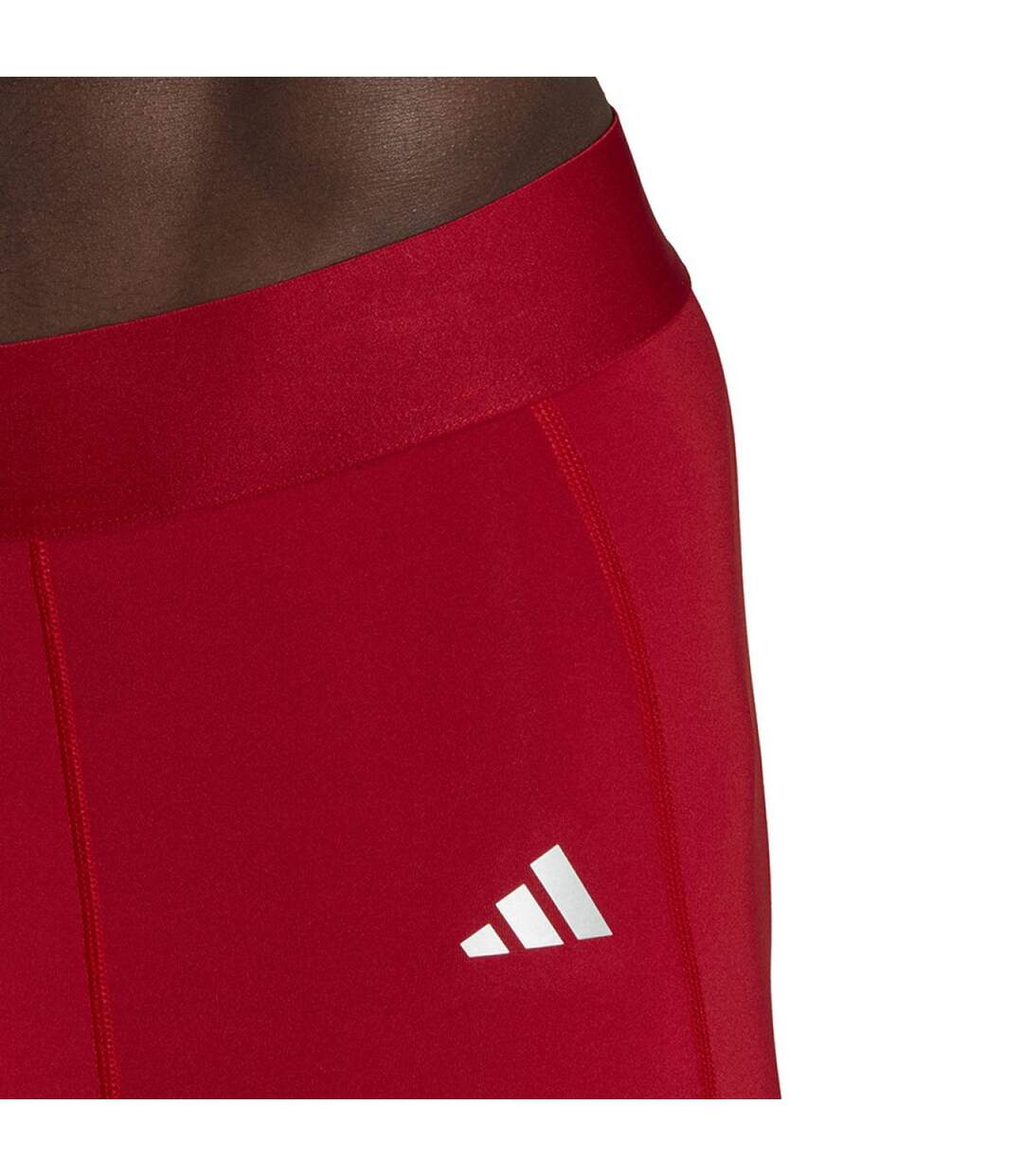 Collant Style Courte Homme Rouge Adidas-4