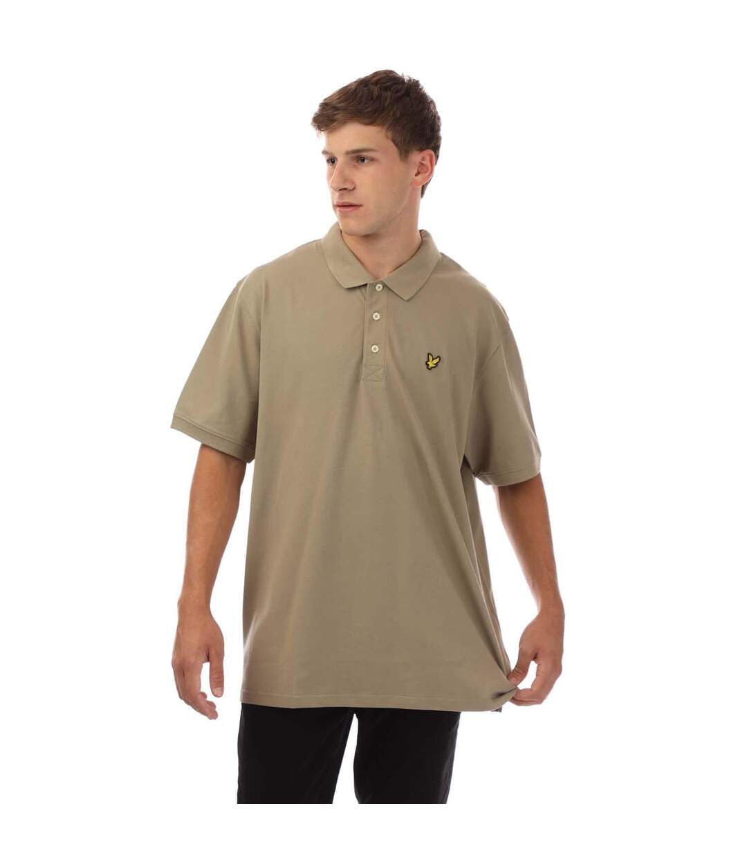 Polo Uni Homme Beige Lyle & Scott-1