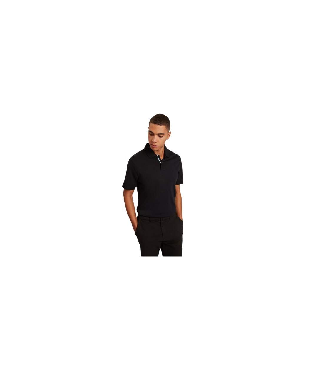 Polo Homme Noir Ted Baker-1