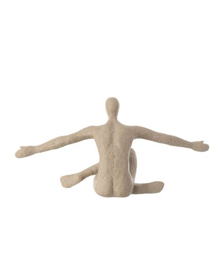 Statuette Bras Ouverts en Résine Shawn 57cm Beige