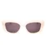 Womens/ladies Square Sunglasses One Size Milk White Karl Lagerfeld-2
