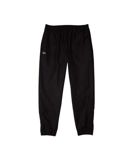 Mens Taffeta Logo Tracksuit Bottoms Black Lacoste