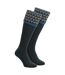 Mens Shooting Merino Wool Socks Warm Country Diamond Pattern-1