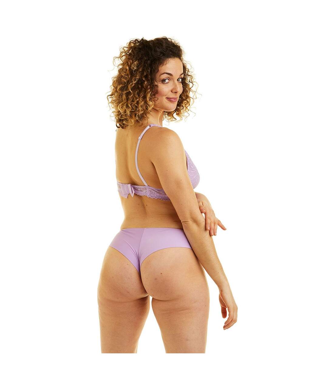 Soutien-gorge triangle sans armatures violet Lilas