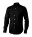Elevate Vaillant Long Sleeve Shirt (Solid Black) - UTPF1835