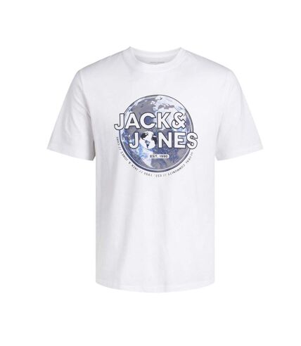 T-shirt Blanc Homme Jack & Jones Universe - L