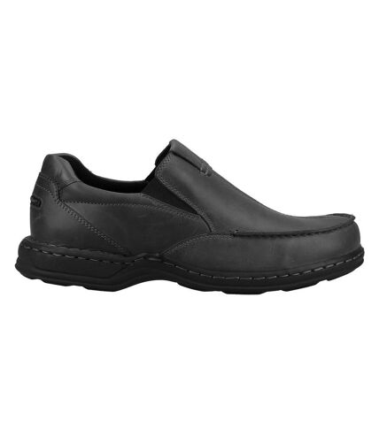 Hush Puppies Mens Ronnie Leather Loafers (Black) - UTFS10063
