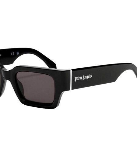 Lunettes De Soleil Motif/style Rectangle Hyde Homme Taille Unique Noir Gris Foncé Palm Angels