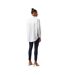 Womens/ladies Popover Crepe Recycled Shirt Winter White French Connection-3