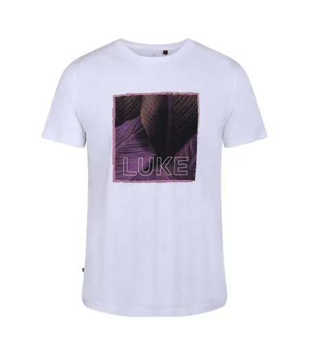 Mens Graphic Print T-shirt White Luke 1977