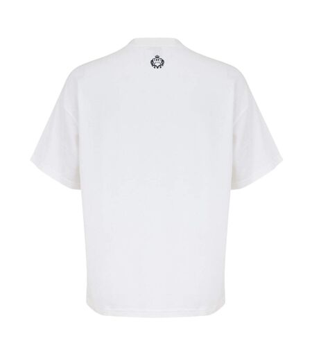 Mens Court Heavy Cotton Boxy T-shirt Off White Slazenger