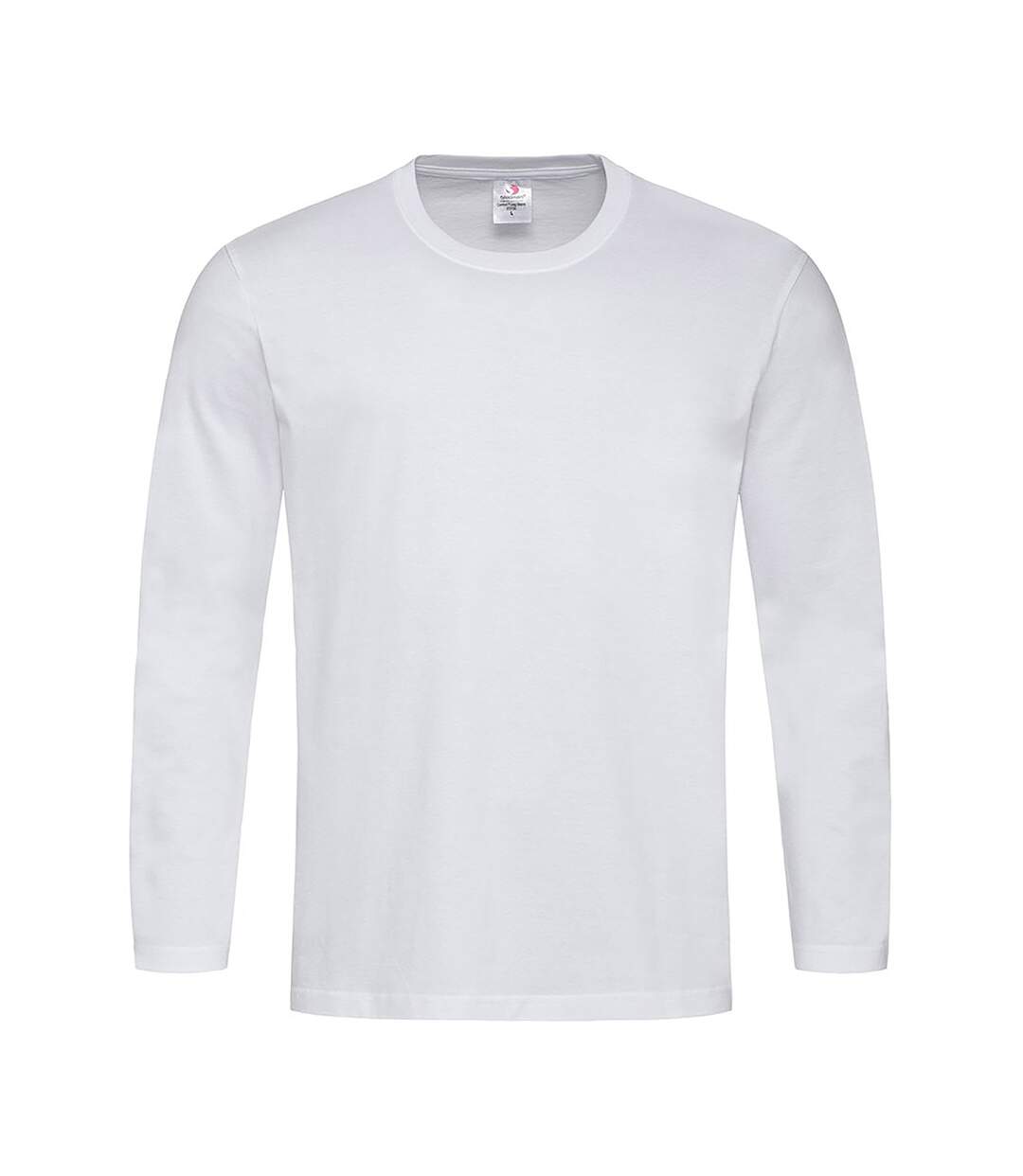 T-shirt à manches longues homme blanc Stedman-1