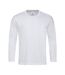 T-shirt à manches longues homme blanc Stedman-1