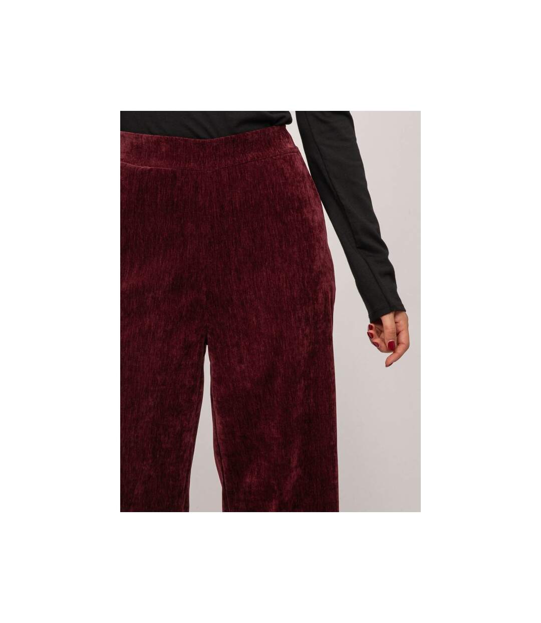 Pantalon large velours ENAO - Dona X Lisa-3