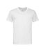 T-shirt Col V Homme Blanc Stedman-2