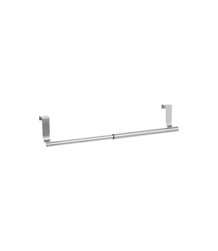 Patère de Placard Inox Extensible 41cm Argent