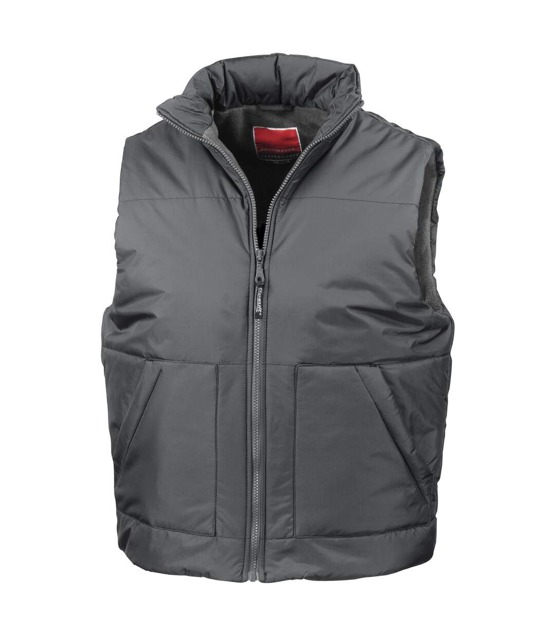 Gilet Polaire Imperméable Respirant Femme Gris Foncé Result-2